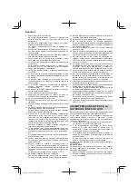 Предварительный просмотр 58 страницы HIKOKI SB3608DA Handling Instructions Manual