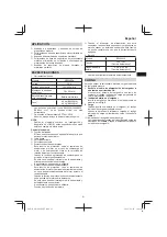 Предварительный просмотр 61 страницы HIKOKI SB3608DA Handling Instructions Manual