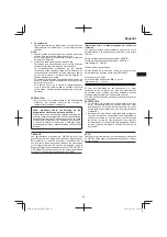 Предварительный просмотр 65 страницы HIKOKI SB3608DA Handling Instructions Manual