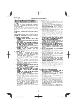 Предварительный просмотр 66 страницы HIKOKI SB3608DA Handling Instructions Manual