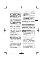 Предварительный просмотр 67 страницы HIKOKI SB3608DA Handling Instructions Manual