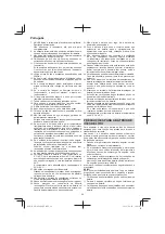 Предварительный просмотр 68 страницы HIKOKI SB3608DA Handling Instructions Manual