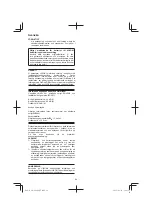 Предварительный просмотр 84 страницы HIKOKI SB3608DA Handling Instructions Manual