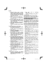 Предварительный просмотр 86 страницы HIKOKI SB3608DA Handling Instructions Manual