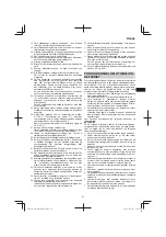 Предварительный просмотр 87 страницы HIKOKI SB3608DA Handling Instructions Manual