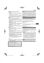 Предварительный просмотр 93 страницы HIKOKI SB3608DA Handling Instructions Manual