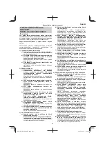 Предварительный просмотр 103 страницы HIKOKI SB3608DA Handling Instructions Manual