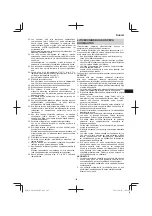 Предварительный просмотр 105 страницы HIKOKI SB3608DA Handling Instructions Manual