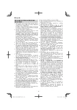 Предварительный просмотр 114 страницы HIKOKI SB3608DA Handling Instructions Manual