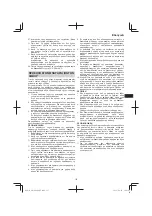 Предварительный просмотр 115 страницы HIKOKI SB3608DA Handling Instructions Manual