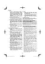 Предварительный просмотр 144 страницы HIKOKI SB3608DA Handling Instructions Manual