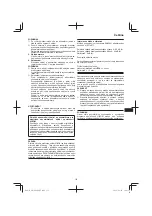 Предварительный просмотр 151 страницы HIKOKI SB3608DA Handling Instructions Manual