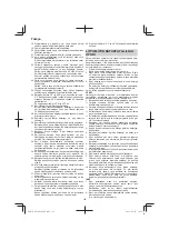 Предварительный просмотр 154 страницы HIKOKI SB3608DA Handling Instructions Manual