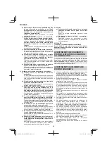 Предварительный просмотр 162 страницы HIKOKI SB3608DA Handling Instructions Manual