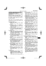 Предварительный просмотр 171 страницы HIKOKI SB3608DA Handling Instructions Manual