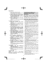 Предварительный просмотр 172 страницы HIKOKI SB3608DA Handling Instructions Manual