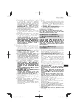 Предварительный просмотр 181 страницы HIKOKI SB3608DA Handling Instructions Manual