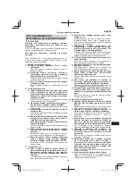 Предварительный просмотр 199 страницы HIKOKI SB3608DA Handling Instructions Manual