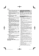 Предварительный просмотр 200 страницы HIKOKI SB3608DA Handling Instructions Manual