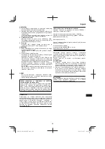 Предварительный просмотр 207 страницы HIKOKI SB3608DA Handling Instructions Manual