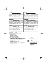 Предварительный просмотр 227 страницы HIKOKI SB3608DA Handling Instructions Manual