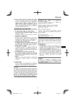 Предварительный просмотр 49 страницы HIKOKI SV 13YB Handling Instructions Manual