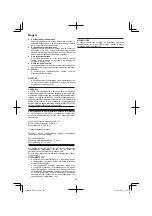 Предварительный просмотр 58 страницы HIKOKI SV 13YB Handling Instructions Manual