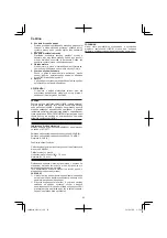 Предварительный просмотр 62 страницы HIKOKI SV 13YB Handling Instructions Manual