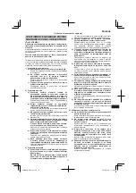 Предварительный просмотр 67 страницы HIKOKI SV 13YB Handling Instructions Manual