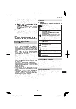 Предварительный просмотр 89 страницы HIKOKI SV 13YB Handling Instructions Manual