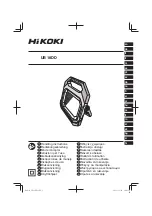 HIKOKI UB 18DD Handling Instructions Manual preview