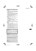 Preview for 121 page of HIKOKI UB 18DD Handling Instructions Manual