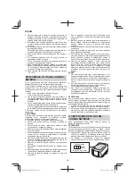 Preview for 136 page of HIKOKI UB 18DD Handling Instructions Manual