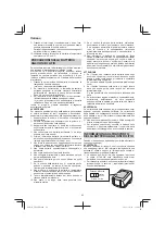 Preview for 22 page of HIKOKI UB18DB Handling Instructions Manual