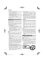 Preview for 40 page of HIKOKI UB18DB Handling Instructions Manual