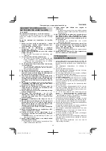 Preview for 45 page of HIKOKI UB18DB Handling Instructions Manual