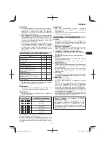 Preview for 49 page of HIKOKI UB18DB Handling Instructions Manual