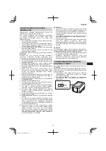 Preview for 63 page of HIKOKI UB18DB Handling Instructions Manual