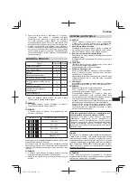 Preview for 89 page of HIKOKI UB18DB Handling Instructions Manual