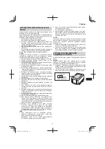 Preview for 91 page of HIKOKI UB18DB Handling Instructions Manual