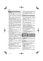 Preview for 24 page of HIKOKI UC 12SL Handling Instructions Manual