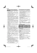 Preview for 26 page of HIKOKI UC 12SL Handling Instructions Manual