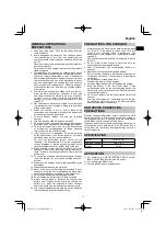 Preview for 11 page of HIKOKI UC 18YTSL Handling Instructions Manual