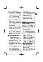 Preview for 19 page of HIKOKI UC 18YTSL Handling Instructions Manual