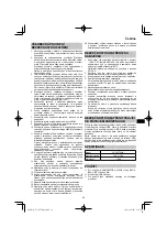 Preview for 89 page of HIKOKI UC 18YTSL Handling Instructions Manual