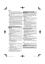 Preview for 124 page of HIKOKI UC 18YTSL Handling Instructions Manual