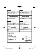 Preview for 135 page of HIKOKI UC 18YTSL Handling Instructions Manual