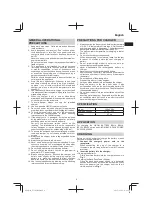 Preview for 9 page of HIKOKI UC 36YRSL Handling Instructions Manual