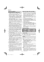 Preview for 24 page of HIKOKI UC 36YRSL Handling Instructions Manual