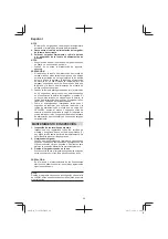 Preview for 26 page of HIKOKI UC 36YRSL Handling Instructions Manual